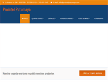 Tablet Screenshot of prointelputumayo.com